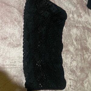 aerie Black Lace Bandeau